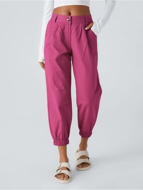 Halara Mid Rise Casual Cotton Joggers with Pockets XS